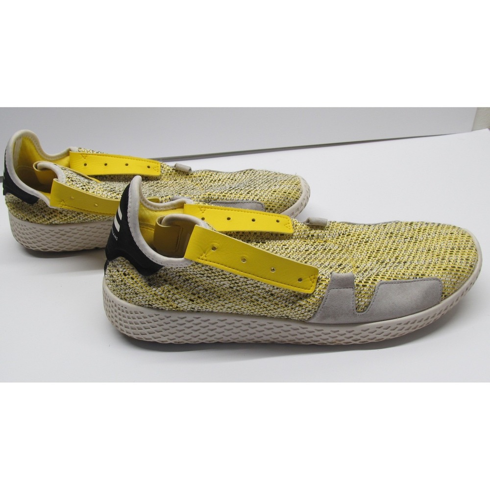 Adidas Pharrell Williams Human Race Yellow Sneakers Shoes BB9543 Size 12.5 - Picture 6 of 9